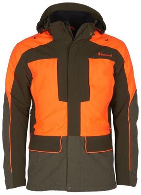 Pinewood 5812 Thorn Resistant Jacke Moosgrün/ Orange (192) - Größe: XXL