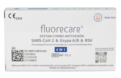 Fluorecare Kombi-Test SARS-CoV-2, Influenza AB, RSV 4-in-1