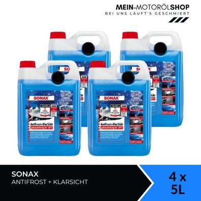 Sonax Antifrost + Klarsicht gebrauchsfertig bis -20°C 4x5 Liter