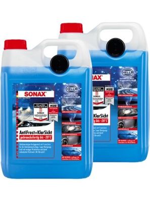 Sonax Antifrost + Klarsicht gebrauchsfertig bis -20°C 2x5 Liter