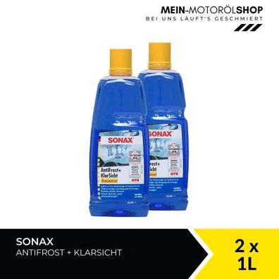 Sonax Antifrost + Klarsicht Konzentrat 2x1 Liter