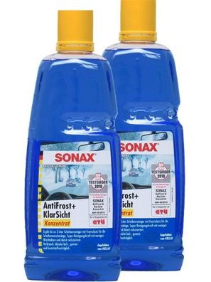 Sonax Antifrost + Klarsicht Konzentrat 2x1 Liter