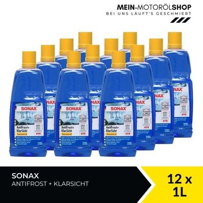 Sonax Antifrost + Klarsicht Konzentrat 12x1 Liter