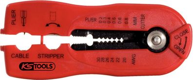 KS TOOLS Multifunktions-Abisolierwerkzeug, 0,2-0,8mm