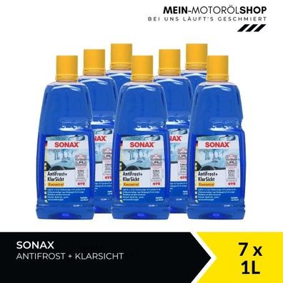 Sonax Antifrost + Klarsicht Konzentrat 7x1 Liter