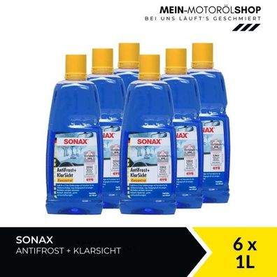 Sonax Antifrost + Klarsicht Konzentrat 6x1 Liter