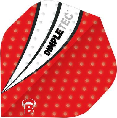 BULL'S Dimpletec Red Flights B-Standard, B-Std. / Inhalt 12 Stück