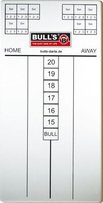 BULL'S Markerboard Masterscoreboard, 30 x 60 cm / Inhalt 1 Stück