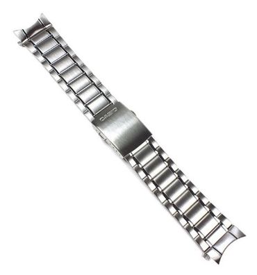 Casio Ersatzband Uhrenarmband Edelstahl Band Silberfarben 24mm MTD-1064D
