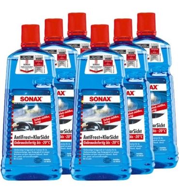 Sonax Antifrost + Klarsicht gebrauchsfertig bis -20°C 6x2 Liter
