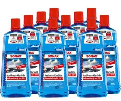 Sonax Antifrost + Klarsicht gebrauchsfertig bis -20°C 10x2 Liter