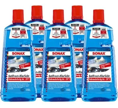 Sonax Antifrost + Klarsicht gebrauchsfertig bis -20°C 5x2 Liter