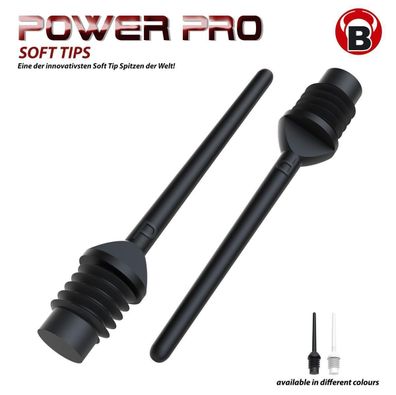 BULL'S PowerPro Soft Tips 6mm(2BA), weiß / Inhalt 1 Stück