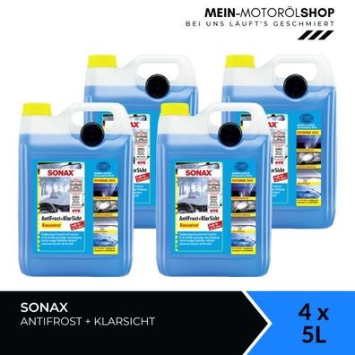 Sonax Antifrost + Klarsicht Konzentrat 4x5 Liter