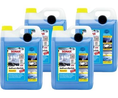 Sonax Antifrost + Klarsicht Konzentrat 4x5 Liter
