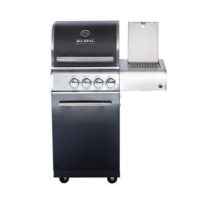 Allgrill Gasgrill CHEF S BLACK Modular Grundmodell 2 Brenner, Seitenkocher, Backburn