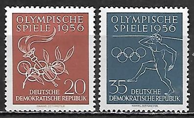 DDR postfrisch Michel-Nummer 539-540 mit Falz