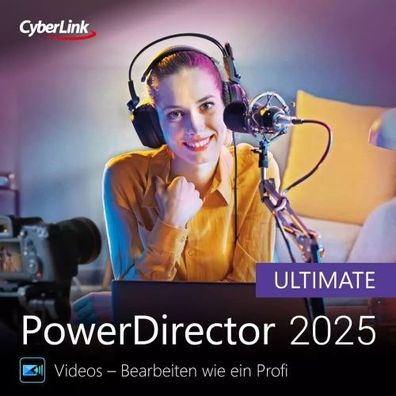 Cyberlink PowerDirector 2025 Ultimate / Dauerlizenz / 1PC / ESD