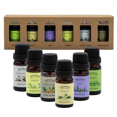 Raum Duft Diffuser Öl 10 ml - 12er Set - Aroma Therapie Luft Erfrischer Parfüm