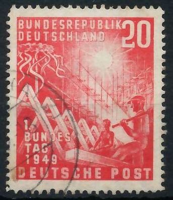 BRD BUND 1949 Nr 112 gestempelt X820922