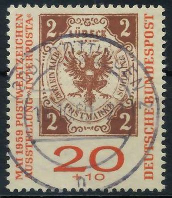 BRD BUND 1959 Nr 311b zentrisch gestempelt X820972