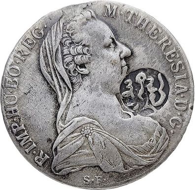 Österreich Maria Theresia Taler 1780 mit Gegenstempel aus Jemen*