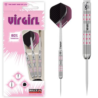 BULL'S Virgirl VR1 Steel Dart, 21 Gr. / Inhalt 1 Stück