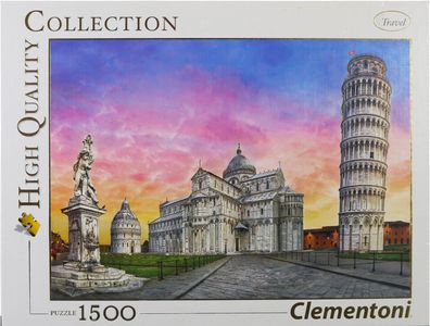 Clementoni Puzzle Panorama High Quality Collection City Stadt "PISA" 1500 Teile