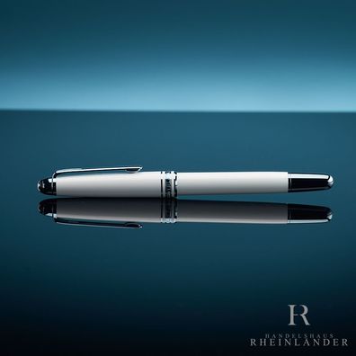 Montblanc Meisterstück Glacier Classique Fountain Pen Füller White ID 129399 OVP