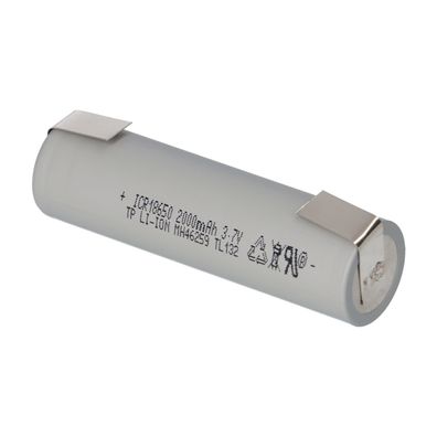 TerraE INR 18650 20P Li-Ion Akku - 3,7V 2000mAh 30A U-Lötfahne