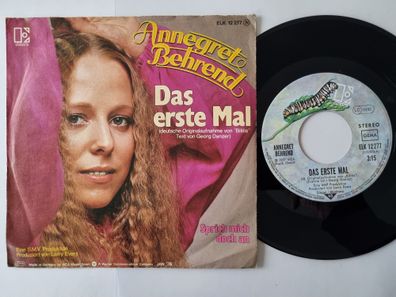 Annegret Behrend - Das Erste Mal (Bilitis) 7'' Vinyl Germany/ Georg Danzer