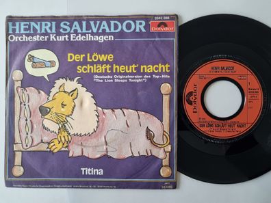 Henri Salvador - Der Löwe Schläft Heut' Nacht / Titina 7'' Vinyl Germany