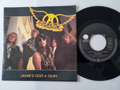 Aerosmith - Janie's got a gun/ Voodoo medicine man 7'' Vinyl Germany