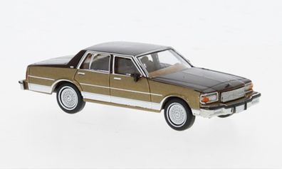 Brekina, Chevrolet Caprice, hellbraun/dunkelbraun, 1987, 1:87