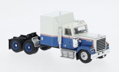 Brekina, Chevrolet Bison, weiss/blau, 1980, 1:87