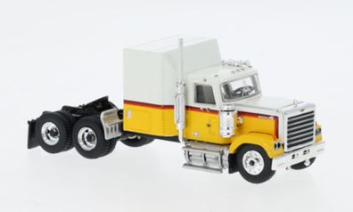 Brekina, Chevrolet Bison, weiss/gelb, 1980, 1:87