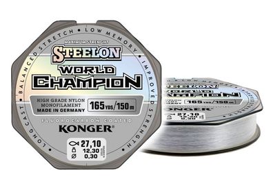 WORLD Champion Steelon FC 10/150m KONGER monofile Schnur