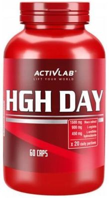 Activlab HGH DAY Natural Enhancer Booster Muskelaufbau Zink Arginin 60 Kaps