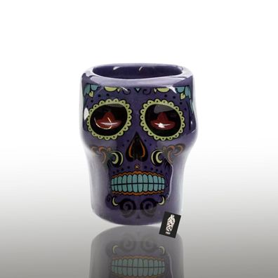 Sierra Tequila Shotglas 2cl Skull Lila Totenkopf Stamper nicht geeicht