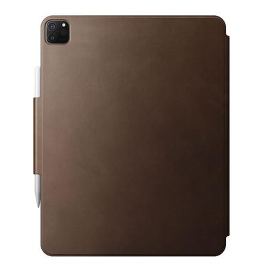 Nomad Modern Leather Folio Plus für iPad Pro 12.9 (6th Gen) - Braun