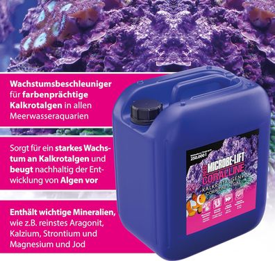 Microbe- Lift Coralline - Kalkrotalgen Wachstum 5000 ml