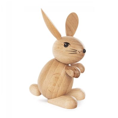 Osterhase Hase Hedda" hell" Höhe 11cm NEU Osterfigur Holzhase