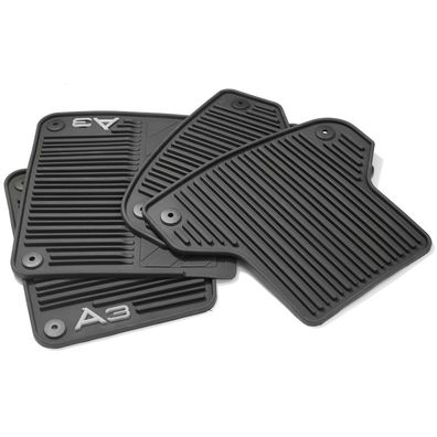 Original Audi A3 (8P) Sportback Gummi Fußmatten Monster Mats schwarz 8P1061450041