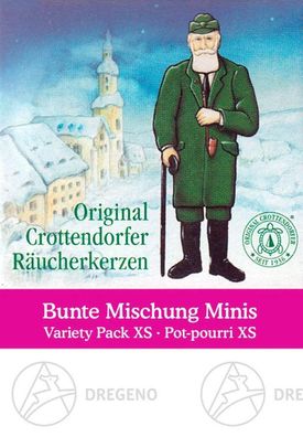 Zubehör Crottendorfer Mini-Räucherkerzen Bunte Mischung NEU Erzgebirge