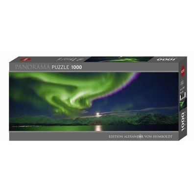 1000 Teile Panorama Puzzle - Humboldt Edition: Aurora Borealis