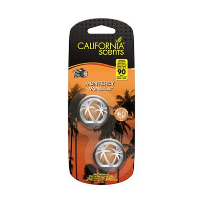 California Scents Mini Diffuser Monterey Vanilla vÅ¯nÄ? do auta 2 x 3ml