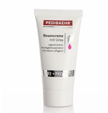 Pedibaehr - Rosencreme mit Urea 125 ml - spendet von Beginn an Feuchtigkeit