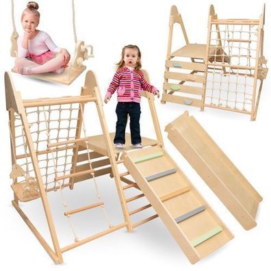 Holzspielplatz für Zuhause XL 5in1