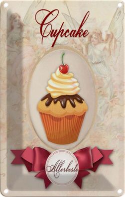 vianmo Blechschild 12x18cm Cupcake Allerbeste Deko Geschenk