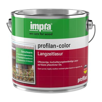 IMPRA Profilan Color Langzeitlasur 2.5 LTR Holzschutzlasur Holzlasur Wetterschutz